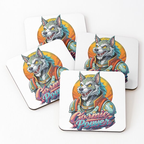 Item preview, cosmic wolf designed and sold by Arextr.