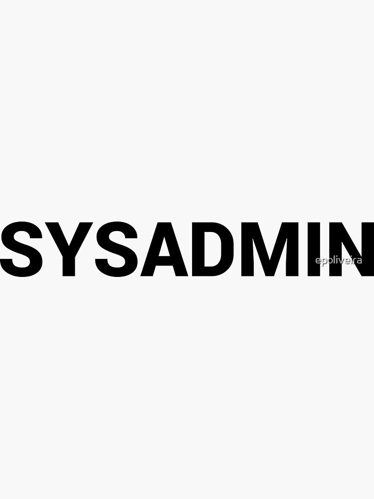 SYSADMIN SIMPLE | Professions by epoliveira