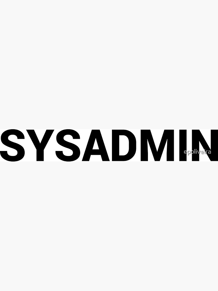 SYSADMIN SIMPLE | Professions by epoliveira