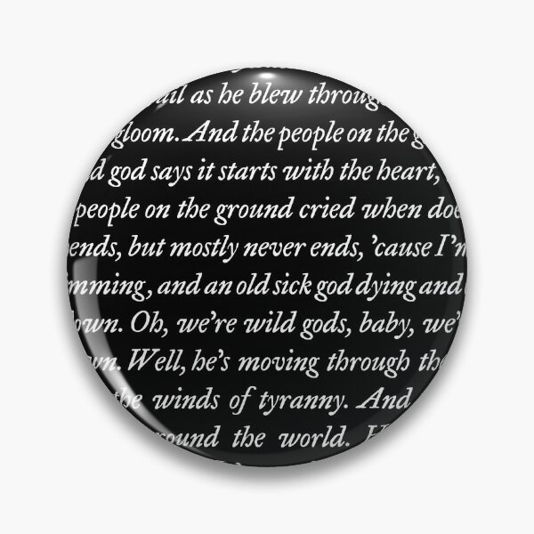 Item preview, Wild God - Nick Cave & The Bad Seeds (lyrics) v.6 designed and sold by x1brett.