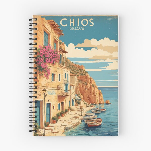 Item preview, Chios Greece Vintage Travel Tourism  designed and sold by TravelersGems.
