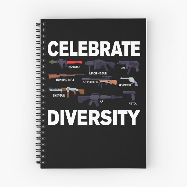 Item preview, Celebrate Diversity Gun Lover Gun Collector Gun Rights Gun Gear designed and sold by DynamicDesign.