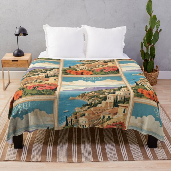 Item preview, Corfu Greece Vintage Travel Tourism  designed and sold by TravelersGems.
