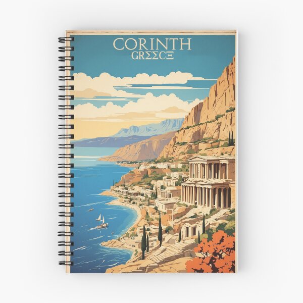 Item preview, Corinth Greece Vintage Travel Tourism  designed and sold by TravelersGems.
