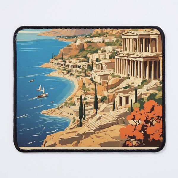 Item preview, Corinth Greece Vintage Travel Tourism  designed and sold by TravelersGems.
