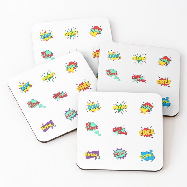 Item preview, various onomatopoeia used in drawings designed and sold by huape.