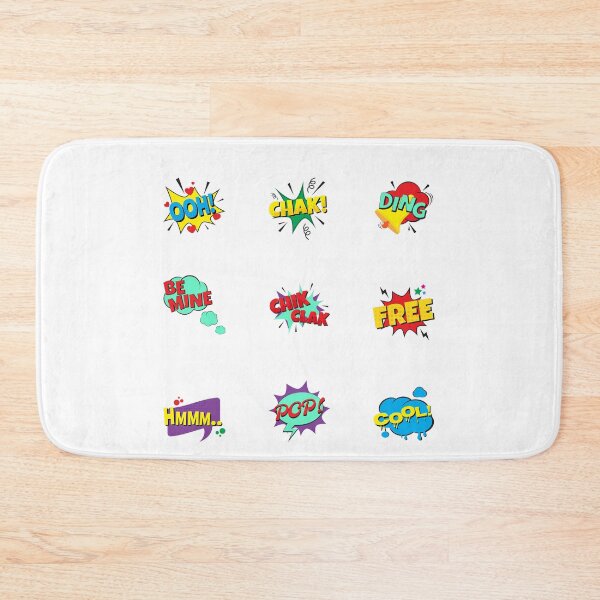 Item preview, various onomatopoeia used in drawings designed and sold by huape.