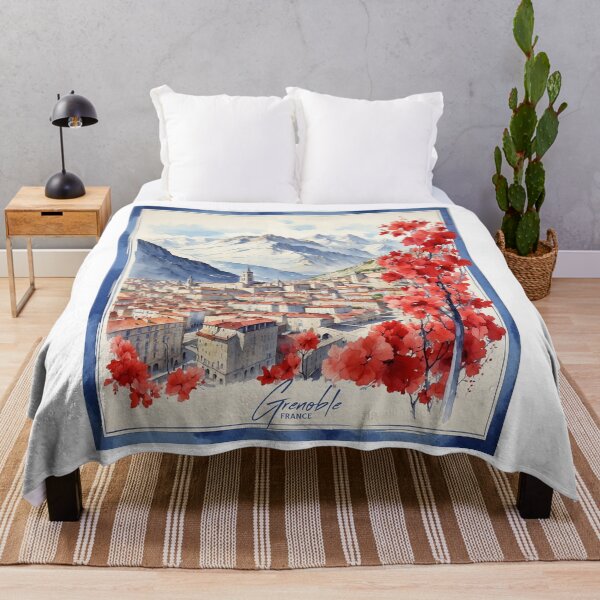 Item preview, Grenoble France Vintage Travel Tourism  designed and sold by TravelersGems.