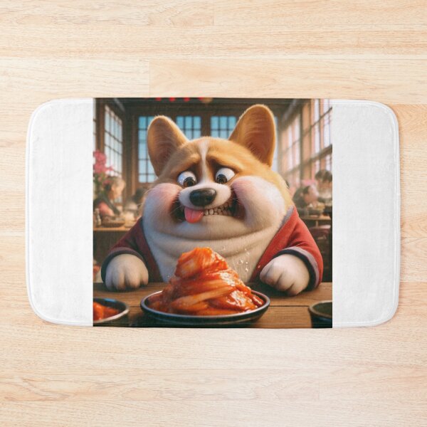 Item preview, Shiba Inu enjoys Korean kimchi designed and sold by Catsmoment.