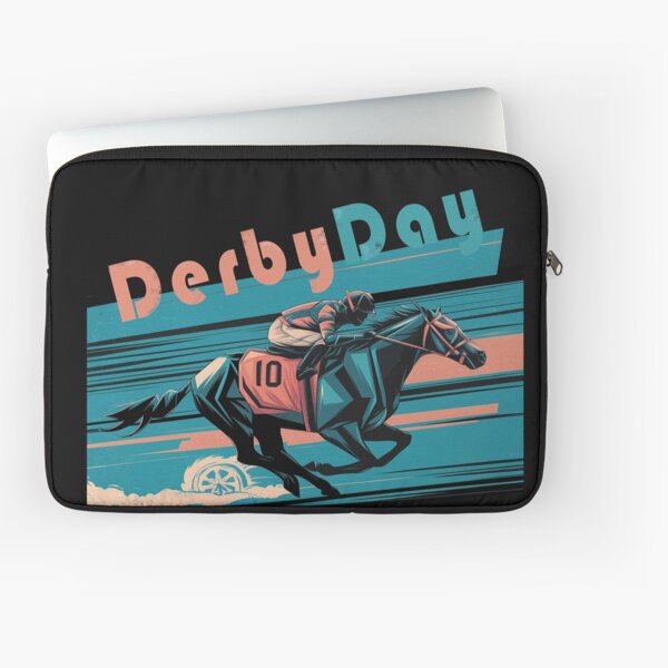 Aperçu de l'œuvre JOURNÉE DERBY – COURSES DE CHEVAUX créée et vendue par InNeRoDa.