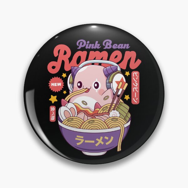 Item preview, Pink Bean Ramen Kawaii designed and sold by Lagelantee.
