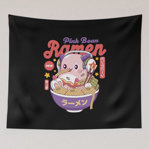 Item preview, Pink Bean Ramen Kawaii designed and sold by Lagelantee.