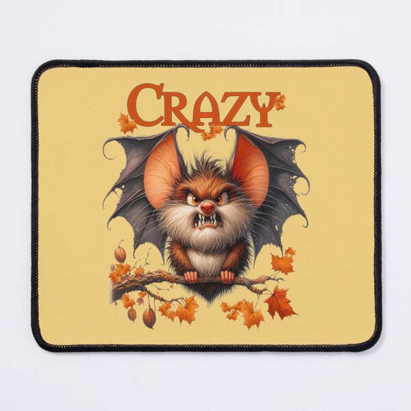 Item preview, This is one crazy angry bat hanging in a tree, fantasy art designed and sold by LoneAngel.