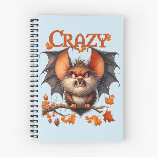 Item preview, This is one crazy angry bat hanging in a tree, fantasy art designed and sold by LoneAngel.