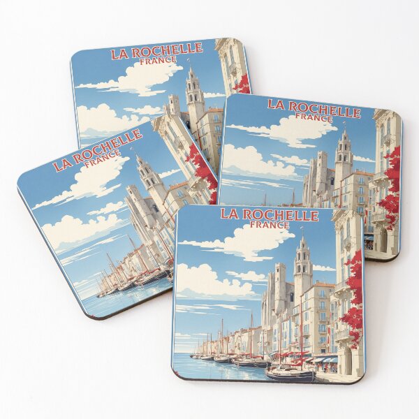 Item preview, La Rochelle France Vintage Travel Tourism  designed and sold by TravelersGems.