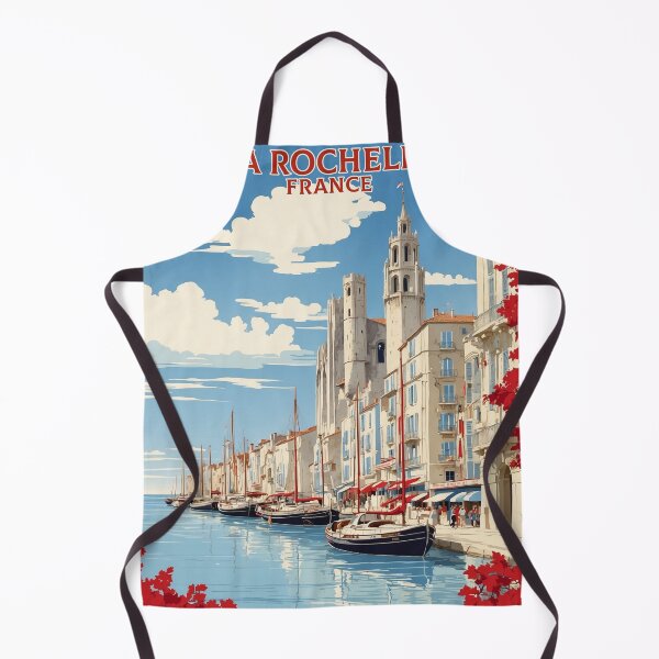 Item preview, La Rochelle France Vintage Travel Tourism designed and sold by TravelersGems.
