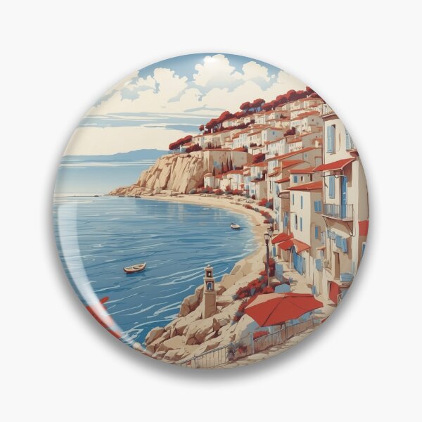 Item preview, La Seyne sur Mer France Vintage Travel Tourism  designed and sold by TravelersGems.