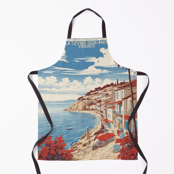 Item preview, La Seyne sur Mer France Vintage Travel Tourism  designed and sold by TravelersGems.