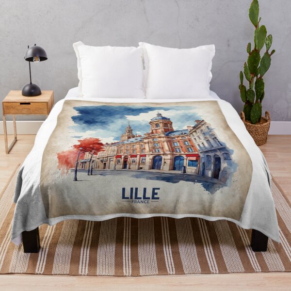 Item preview, Lille France Vintage Travel Tourism designed and sold by TravelersGems.
