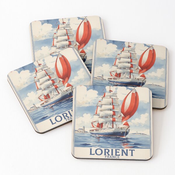 Item preview, Lorient France Vintage Travel Tourism  designed and sold by TravelersGems.