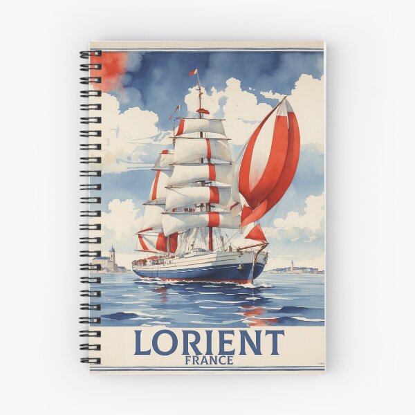 Item preview, Lorient France Vintage Travel Tourism  designed and sold by TravelersGems.