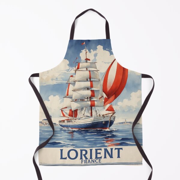 Item preview, Lorient France Vintage Travel Tourism  designed and sold by TravelersGems.