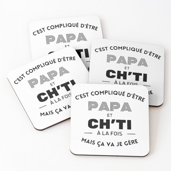 Item preview, It's complicated being a dad and ch'ti but it's okay I manage designed and sold by tayrim.