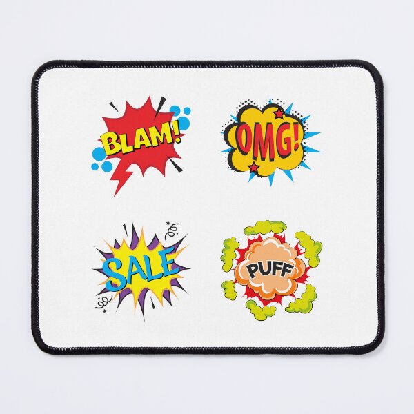 Item preview, onomatopoeia used in drawings designed and sold by huape.