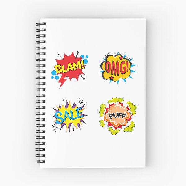 Item preview, onomatopoeia used in drawings designed and sold by huape.