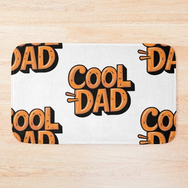 Item preview, "Trendy Cool Dad Sticker: Dynamic Typography for Father's Day Fun designed and sold by HahaHandlesHub.