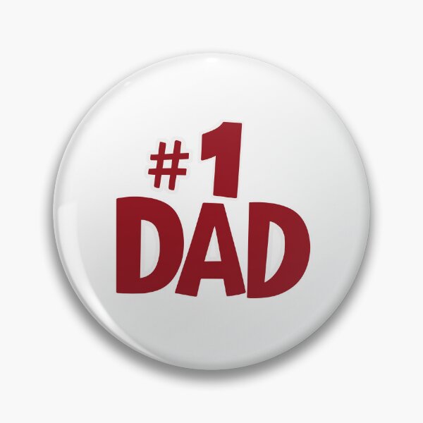 Item preview, #1 Dad Father's Day Art: Celebrating Fatherhood with Vibrant Typography designed and sold by HahaHandlesHub.