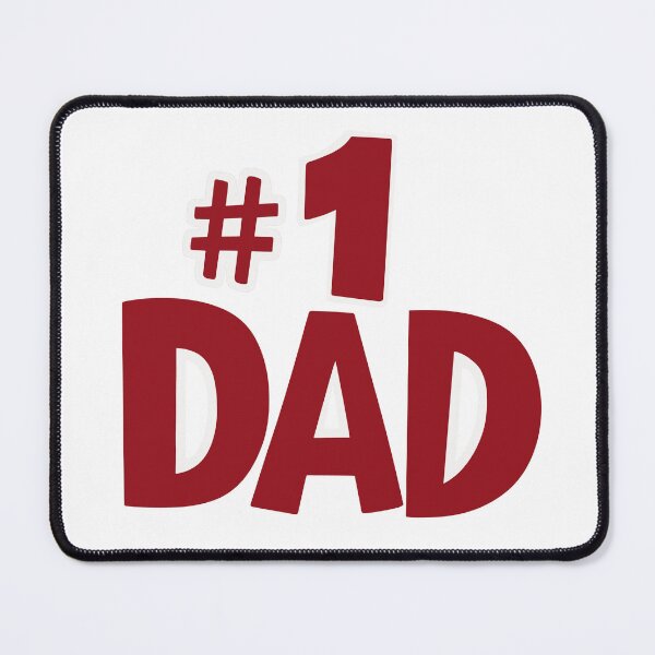 Item preview, #1 Dad Father's Day Art: Celebrating Fatherhood with Vibrant Typography designed and sold by HahaHandlesHub.