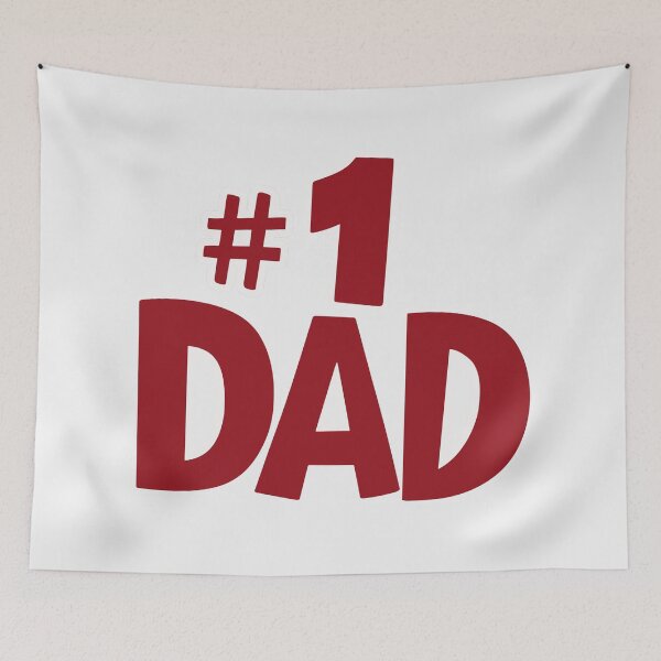 Item preview, #1 Dad Father's Day Art: Celebrating Fatherhood with Vibrant Typography designed and sold by HahaHandlesHub.