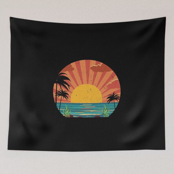Item preview, Vintage sunset ocean designed and sold by Kaidynz.