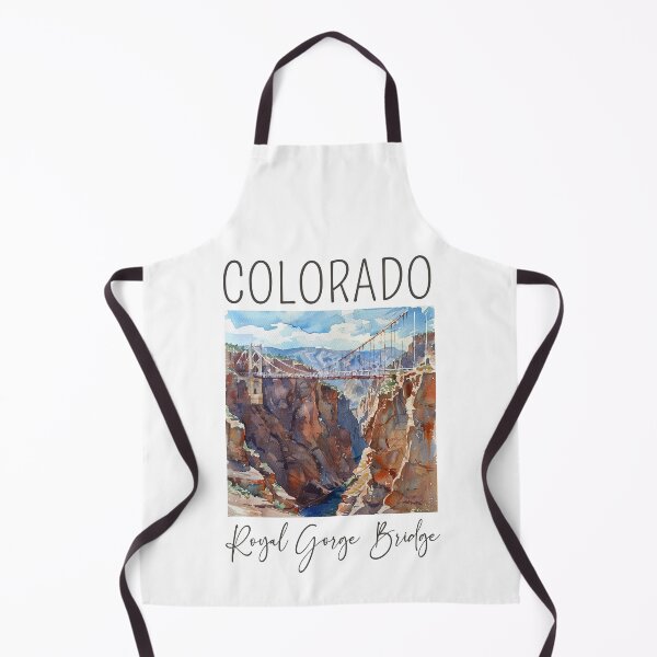 Item preview, A Watercolor Design of the Royal Gorge Bridge - Colorado - US designed and sold by Sketch-Shack.