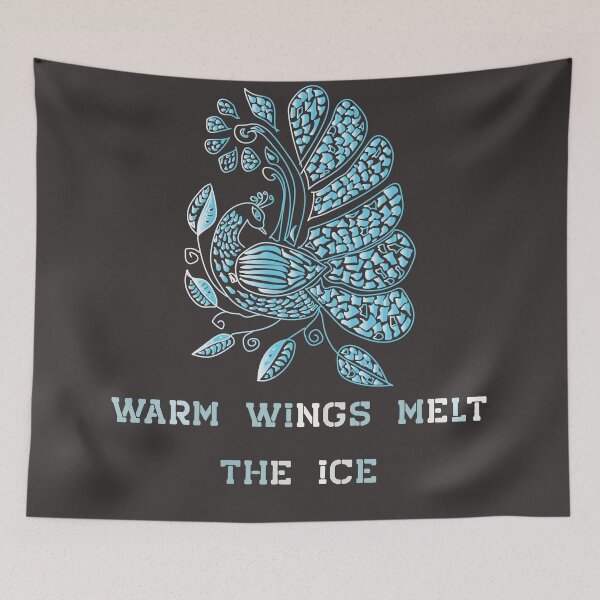 Item preview, Warm Wings Melt The Ice designed and sold by MilabArt.