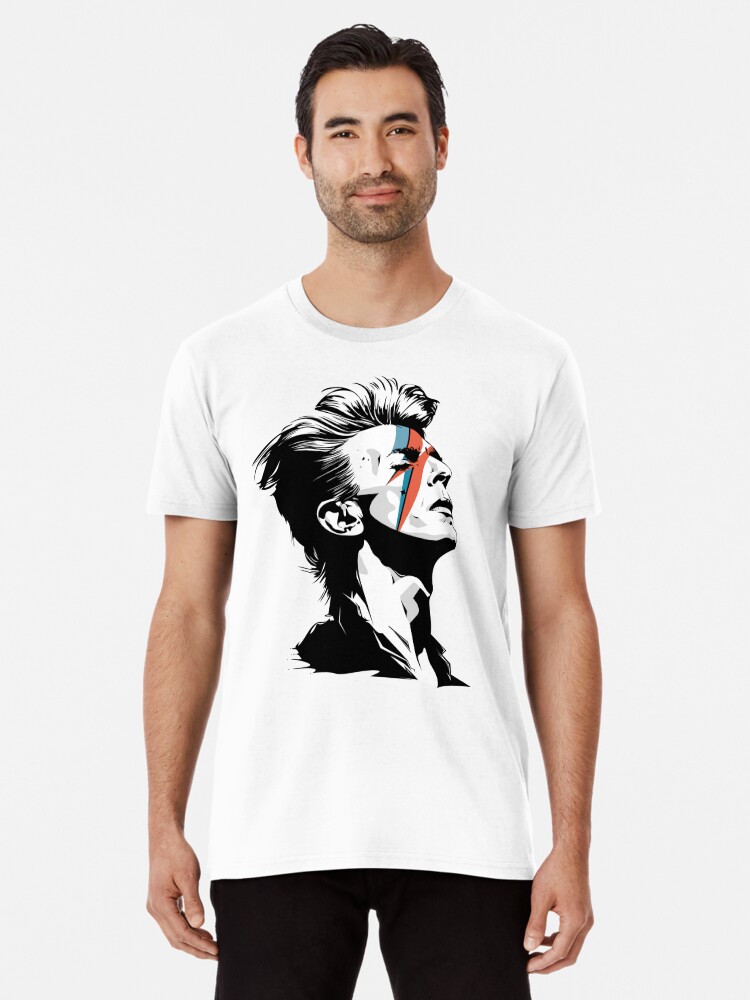 David Bowie STARMAN Vector Art Premium T Shirt by reznieh Redbubble