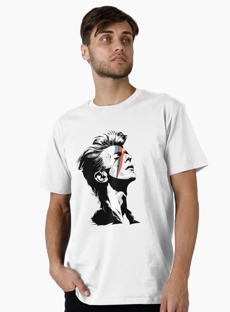 Thumbnail 1 of 4, Premium T-Shirt, David Bowie STARMAN Vector Art designed and sold by reznieh.