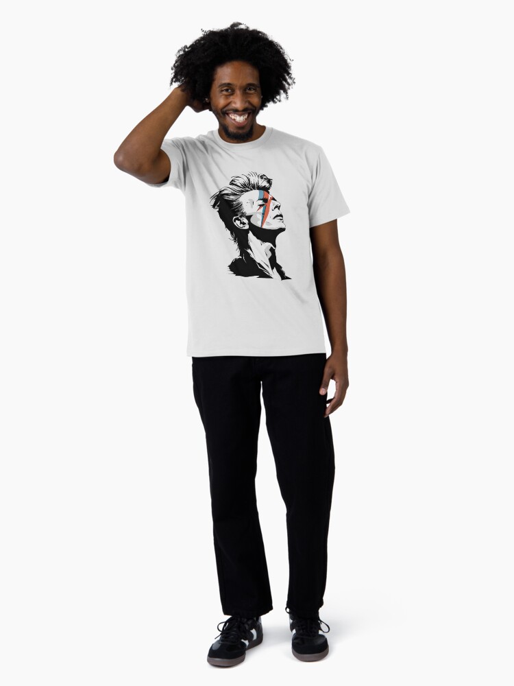 Thumbnail 3 of 4, Premium T-Shirt, David Bowie STARMAN Vector Art designed and sold by reznieh.