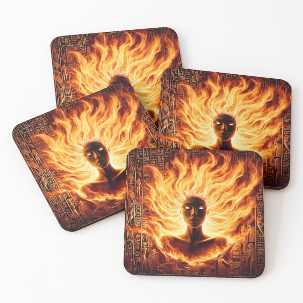 Item preview, Mystical Flames,artwork featuring intense flames designed and sold by aminz4.