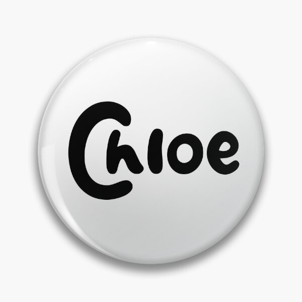 Item preview, typography "Chloe" english name tag sticker  designed and sold by tonylau81.