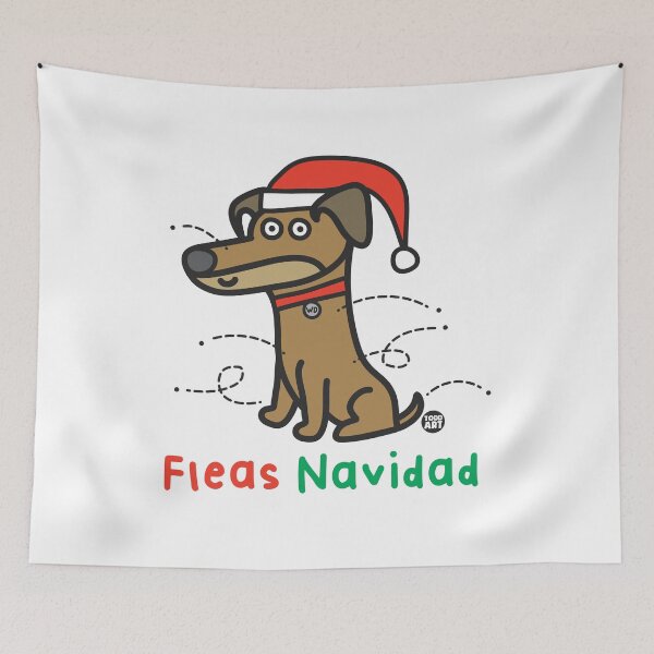 Item preview, WHADDUP DOG - FLEAS NAVIDAD designed and sold by TODD GOLDMAN.