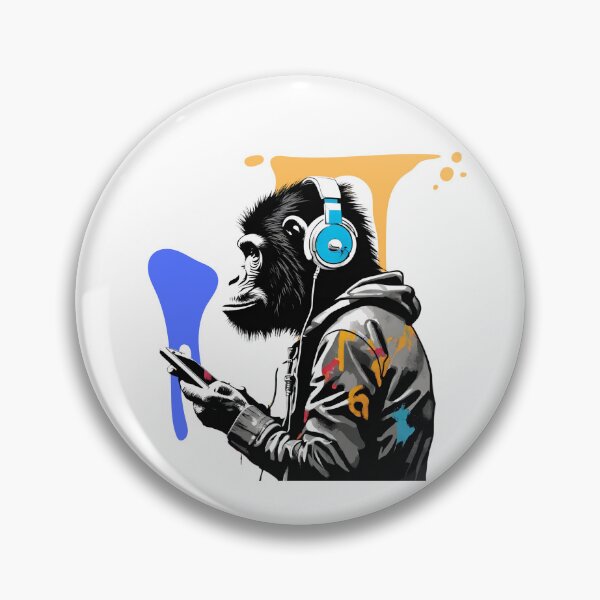 Item preview, music-loving ape designed and sold by mikoto-K09.