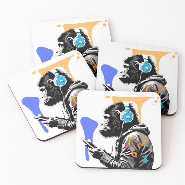 Item preview, music-loving ape designed and sold by mikoto-K09.