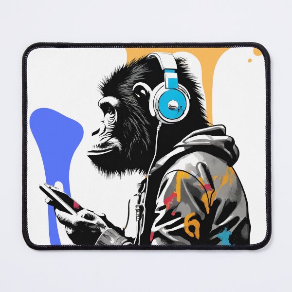 Item preview, music-loving ape designed and sold by mikoto-K09.