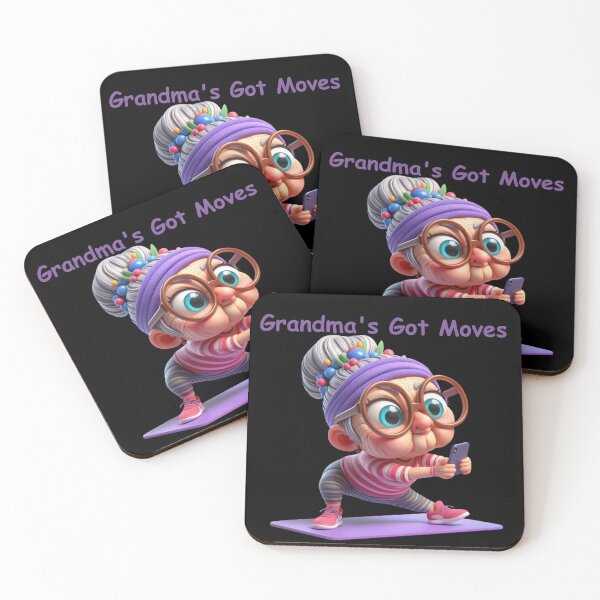 Item preview, Grandma's Got Moves fitness granny fit nana gifts for grandmas designed and sold by Cheeky Drops.
