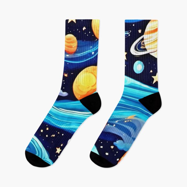 Item preview, Celestial Cartoons: High Waves and Starry Skies designed and sold by Health And Fitness Posts e-Store.