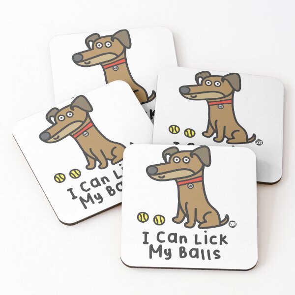 Item preview, WHADDUP DOG - I CAN LICK MY BALLS designed and sold by TODD GOLDMAN.