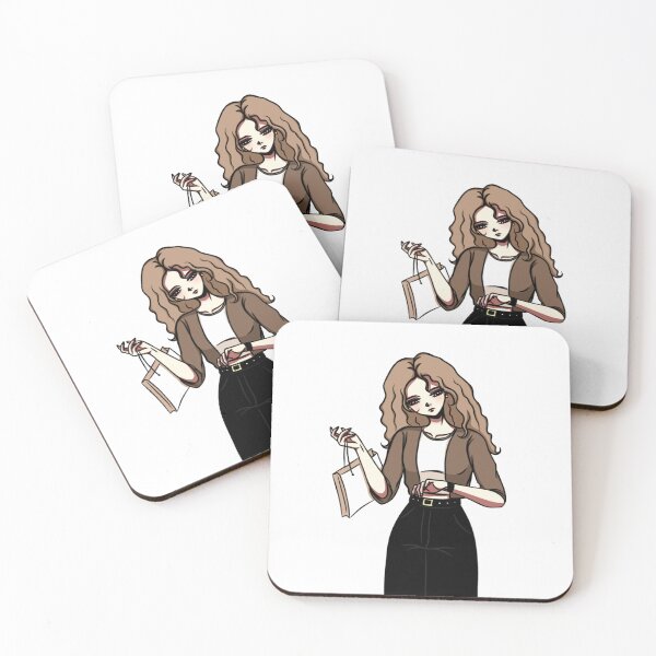 Item preview, A girl dressed in business clothes, holding a handbag designed and sold by animeshki.