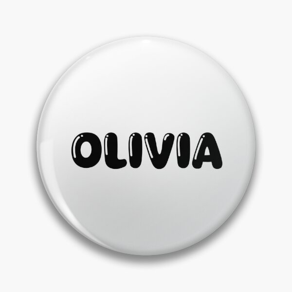 Item preview, typography "Olivia" english name tag sticker  designed and sold by tonylau81.